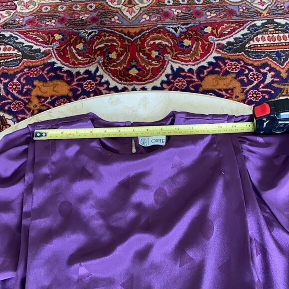 80’s Vintage ORITE Pleated Dress - Picture 8 of 11